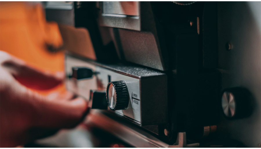 Hand tuning dials on a device